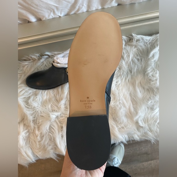 Kate Spade Bacall black leather booties - Picture 6 of 9